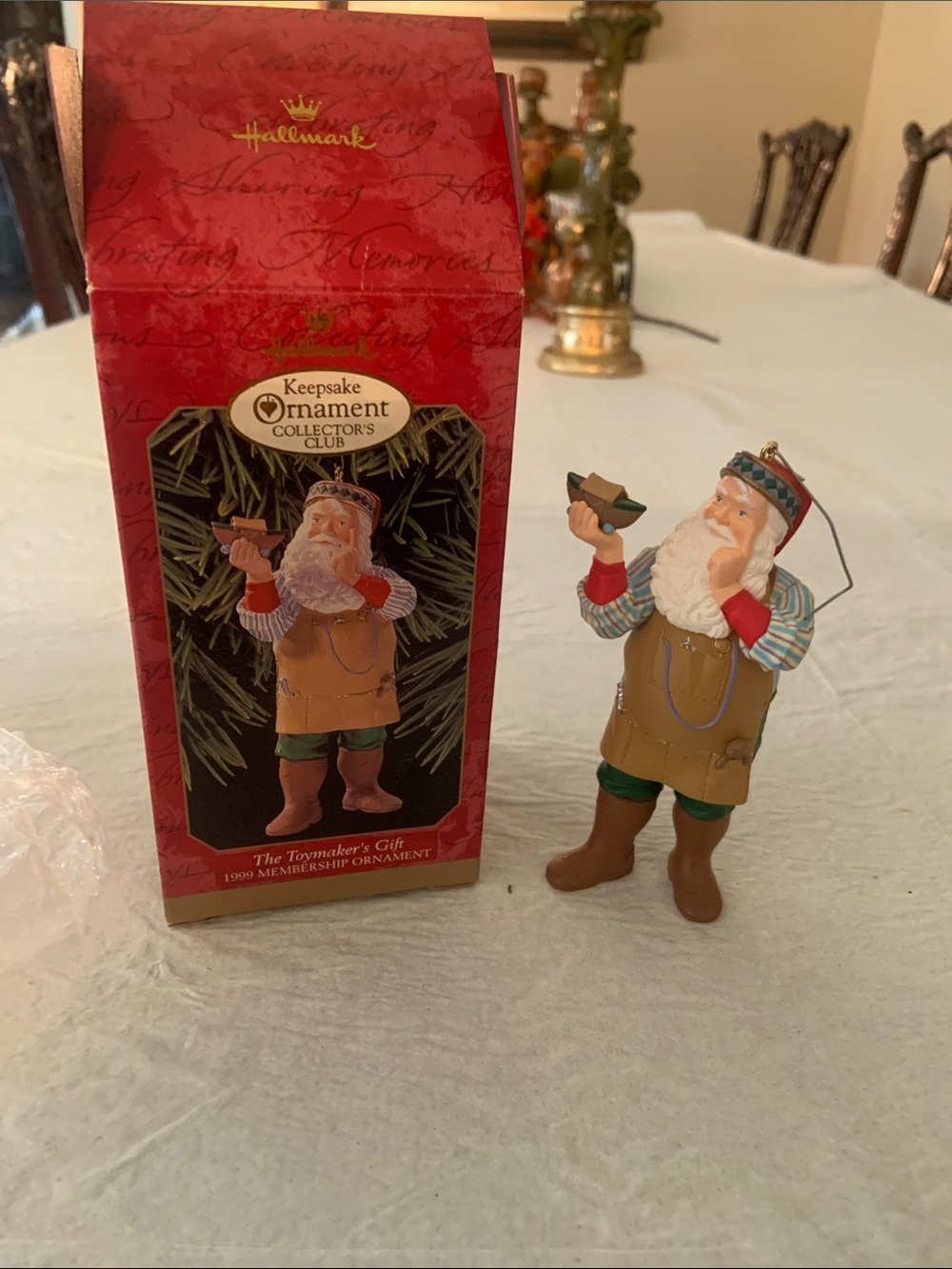 Hallmark Keepsake Ornament - The Toymaker's Gift (Tan/Brown)